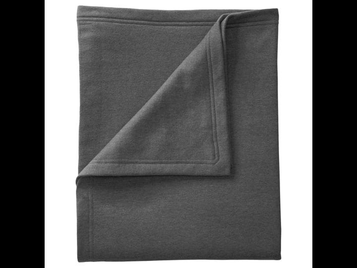 port-company-core-fleece-sweatshirt-blanket-dark-heather-grey-bp78-1