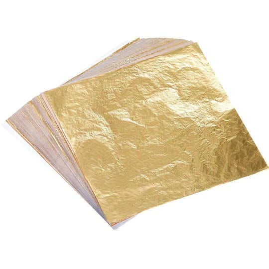 bememo-100-sheets-imitation-gold-leaf-for-arts-gilding-crafting-decoration-1