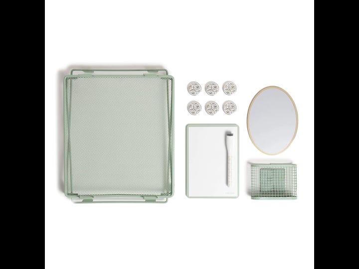 u-brands-locker-kit-11-piece-set-shelf-and-accessories-green-5992u-1