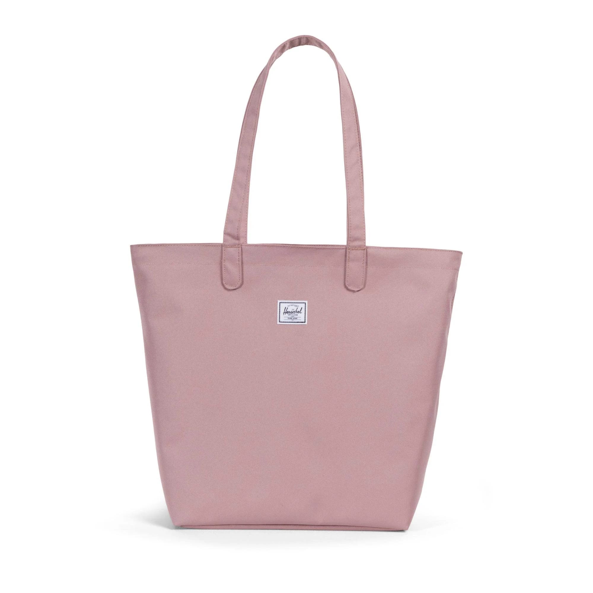 Pink Leather Ladies Tote Bag by Herschel Supply Co | Image