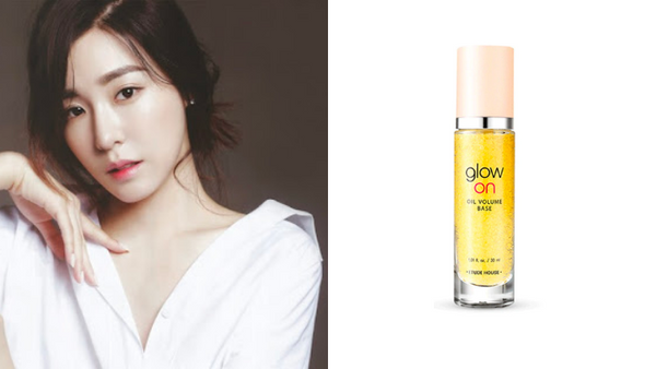 Tiffany from Girl's Generation K-pop skincare products from Etude House the Glow on Oil Volume Base