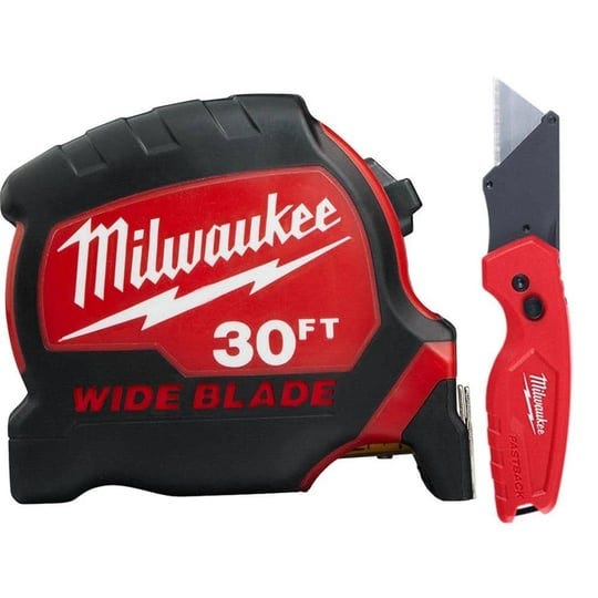 milwaukee-30-ft-x-1-3-in-wide-blade-tape-measure-with-17-ft-reach-and-fastback-compact-folding-utili-1