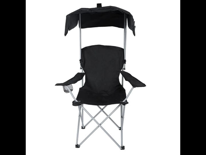 yssoa-canopy-lounge-chair-with-sunshade-cup-holder-for-campinghiking-black-1