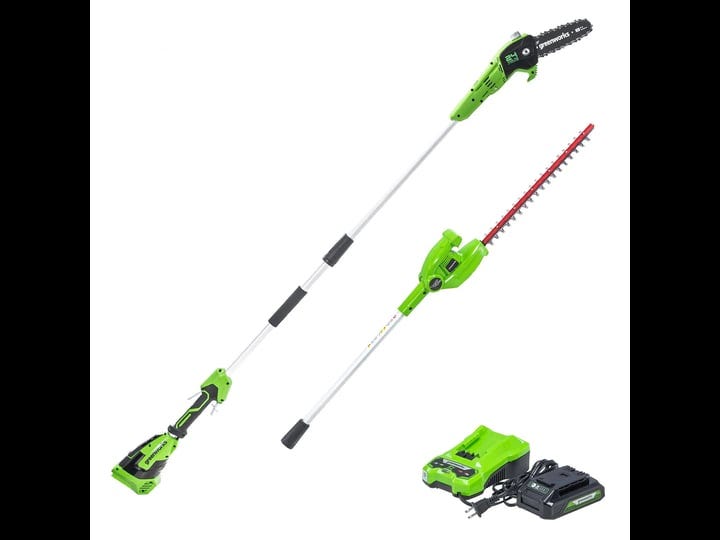 greenworks-24v-8-inch-polesaw-and-pole-hedge-trimmer-combo-2ah-usb-battery-and-charger-included-1
