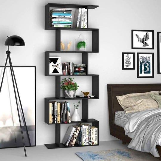 homfa-geometric-bookcase-wooden-wood-s-shape-storage-display-unit-book-1