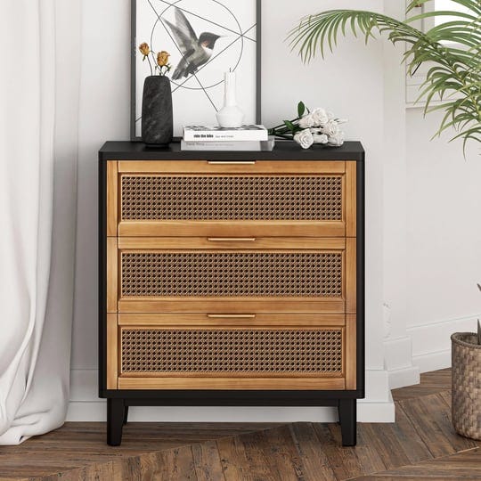 cozayh-farmhouse-3-drawer-nightstand-rattan-cane-front-accent-dresser-for-living-room-bedroom-black-1