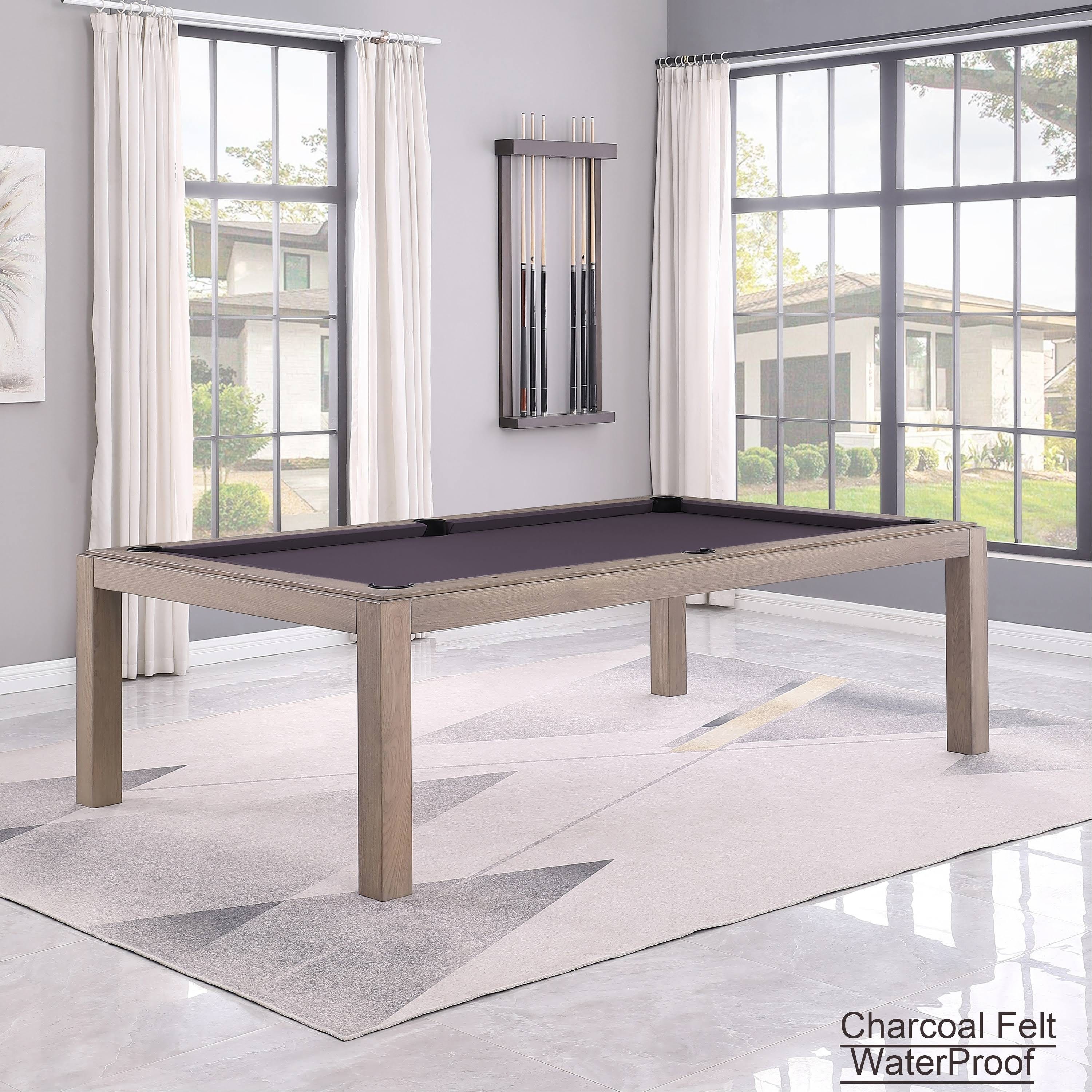Olivia Greywash 7ft Pool Table with Dining Top | Image