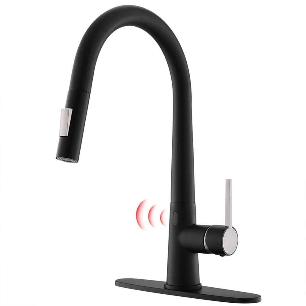 Touchless Pull-Down Sprayer Kitchen Faucet with 360° Rotating Spout | Image