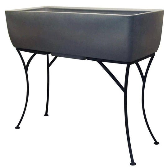 rts-home-accents-36-in-x-15-in-graphite-elevated-planter-with-stand-1