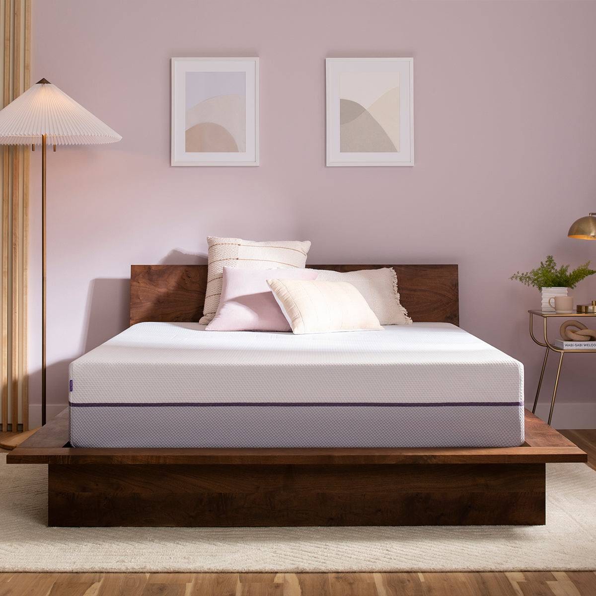 Purple Plus King Memory Foam Mattress | Image