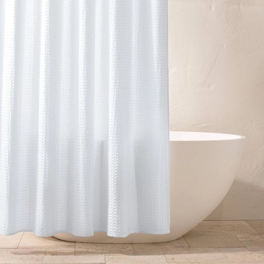 casaluna-waffle-shower-curtain-white-1