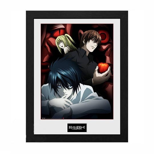 death-note-framed-print-light-l-and-misa-1