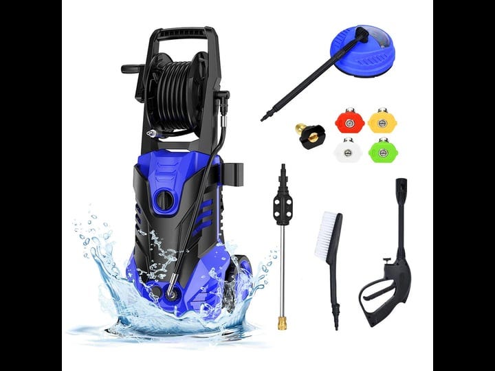 sugift-3000psi-electric-high-pressure-washer-2-0-gpm-2200w-size-with-hose-reel-1