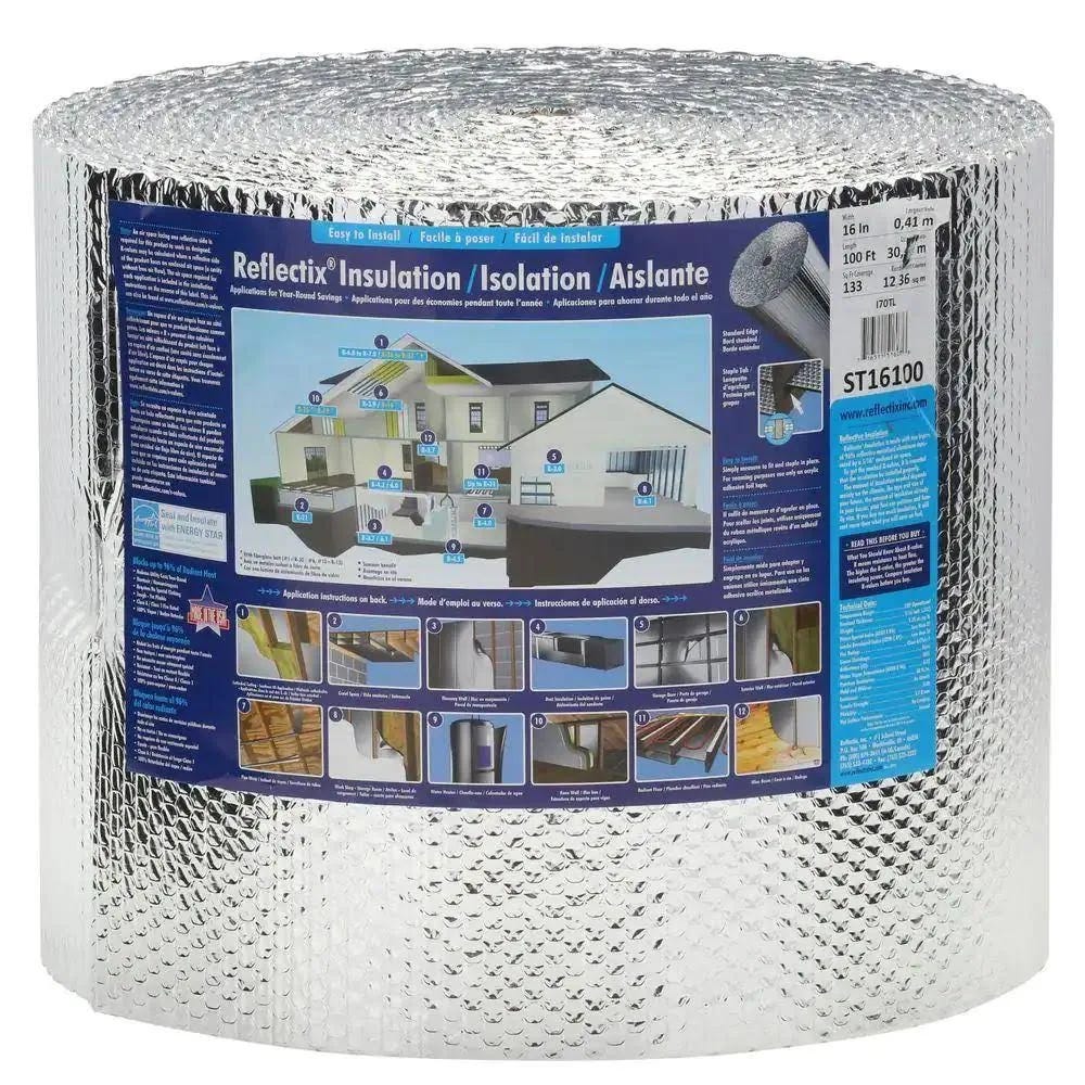 Unfaced Double Reflective Insulation with Staple Tab | Image