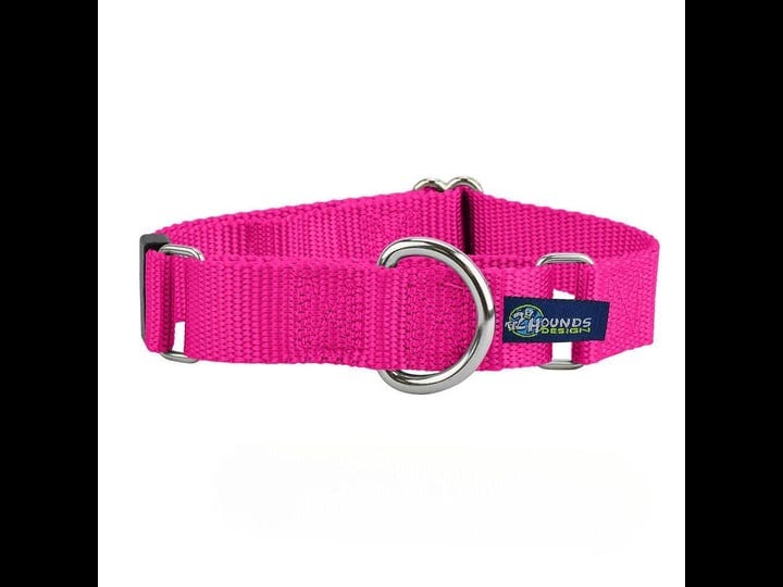 2-hounds-no-clip-martingale-safety-dog-collar-hot-pink-20-26-in-1