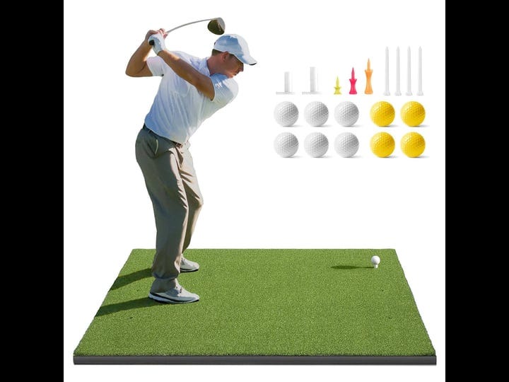 golfguru-golf-mat-5x4ft-artificial-turf-golf-hitting-mats-practice-with-10-golf-balls-9-golf-tees-go-1