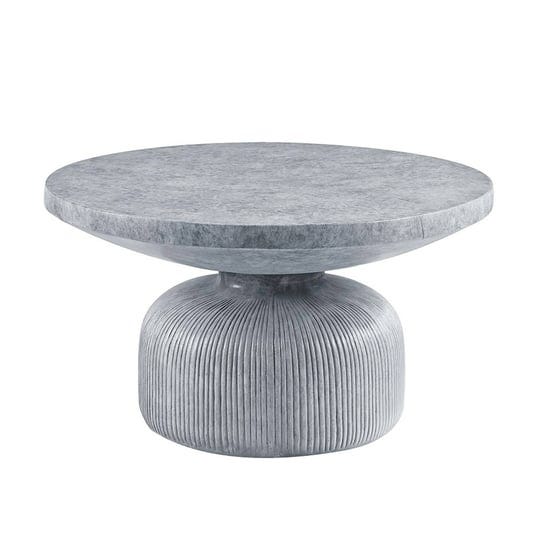 benjara-lylie-30-inch-coffee-table-round-naturalistic-design-gray-durable-cement-1