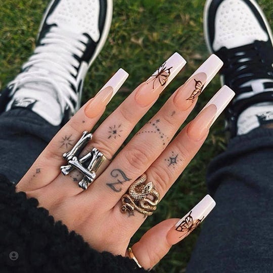 babalal-long-press-on-nails-coffin-fake-nails-white-french-acrylic-nails-with-butterfly-design-gloss-1