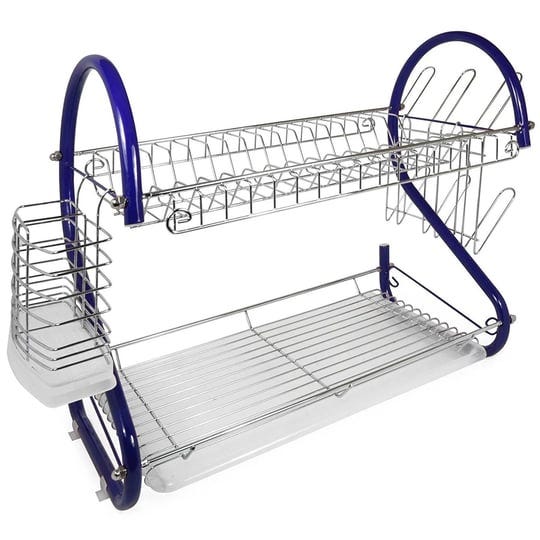 better-chef-2-tier-16-in-chrome-plated-dish-rack-in-blue-1