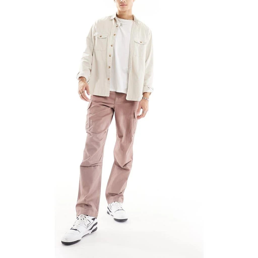 Pink Twill Cargo Pants for a Throwback Look | Image