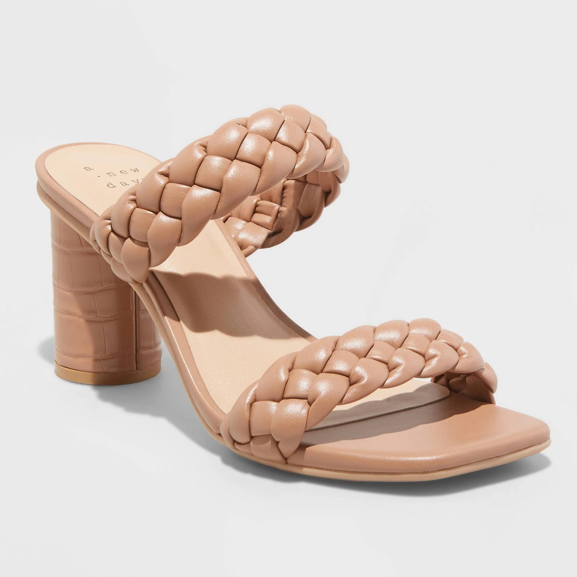 Basil Heeled Sandals: Chic and Versatile Open Toe Nude Heels | Image