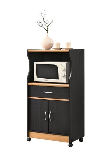 hodedah-microwave-kitchen-cart-in-black-beech-1