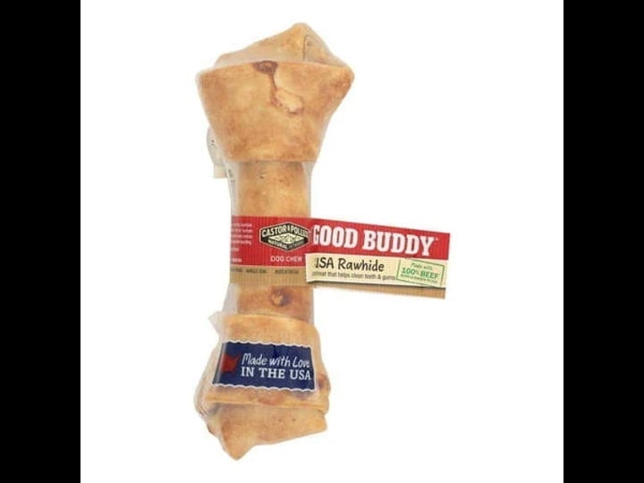 castor-and-pollux-good-buddy-rawhide-bone-dog-treat-6-7-inch-case-of-12-1