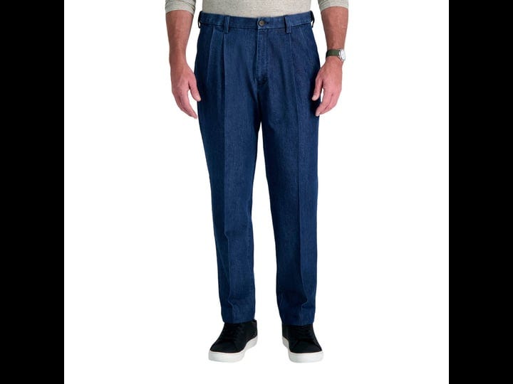 haggar-mens-stretch-denim-classic-fit-pleated-pants-blue-36x34-1