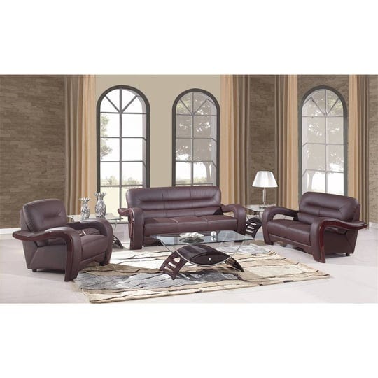 105-glamorous-brown-leather-sofa-set-1