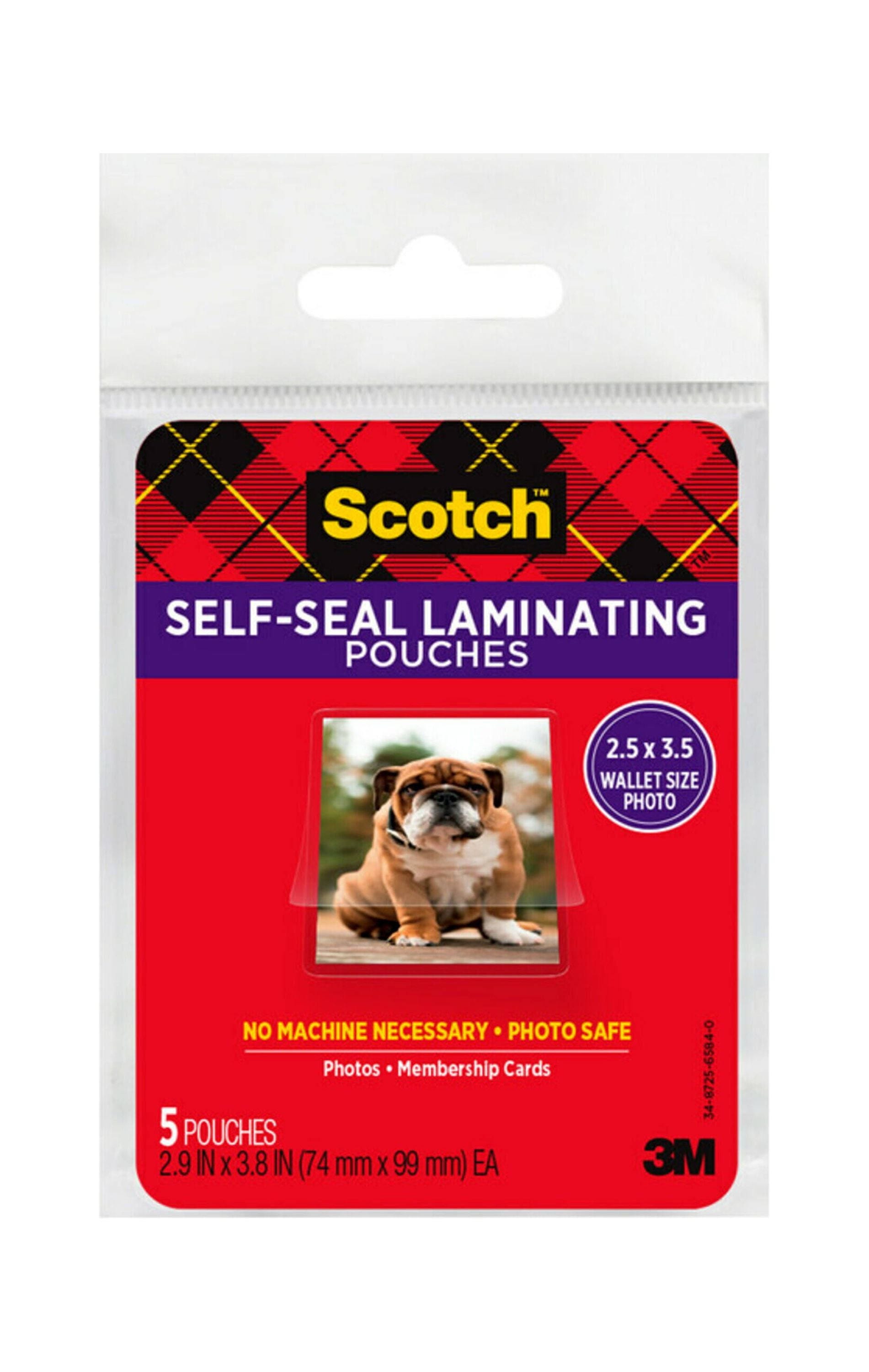 Easy-to-Use Scotch Self-Sealing Laminating Pouches | Image