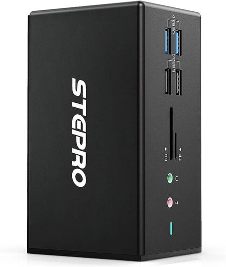 stepro-14-in-1-usb-c-docking-station-quadruple-monitor-compatible-black-1