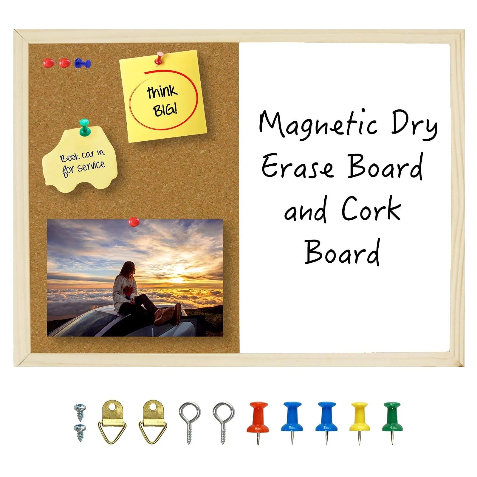Self-Healing Cork Bulletin Board for Home, Office, and Classroom | Image
