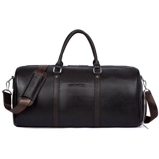 bostanten-leather-travel-bag-carry-on-duffel-with-shoes-compartment-1