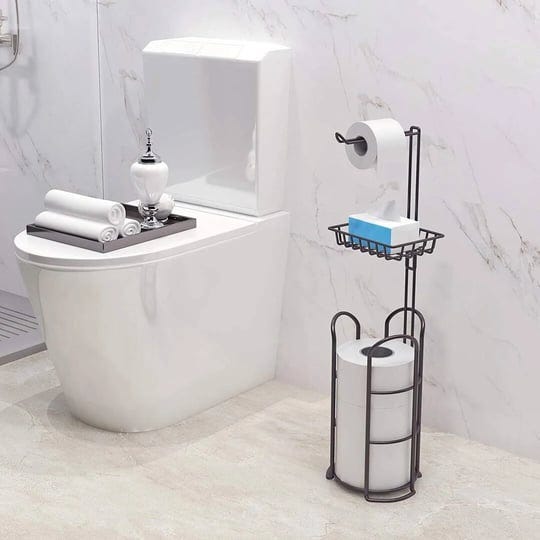 kefanta-toilet-paper-holder-stand-with-reserve-and-dispenser-for-4-mega-roll-bathroom-freestanding-t-1