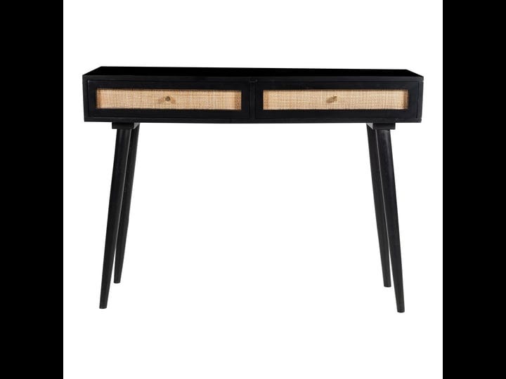 glenda-solid-wood-with-natural-woven-cane-two-drawer-desk-black-natural-cane-1