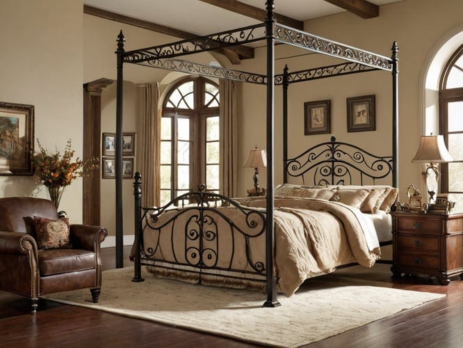 Black-Metal-Canopy-Bed-1