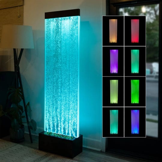 alpine-corporation-72h-indoor-bubble-wall-fountain-with-color-changing-led-lights-and-remote-black-1