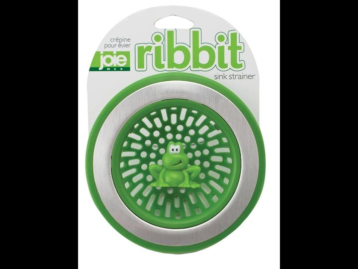 joie-ribbit-frog-green-sink-strainer-1