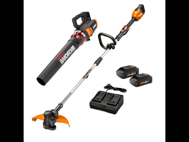 worx-wg927-40v-power-share-13-inch-cordless-string-trimmer-turbine-leaf-blower-combo-kit-black-1