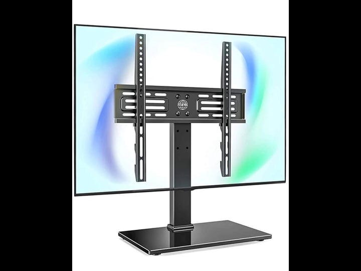 fitueyes-universal-tv-stand-with-mount-height-adjustable-table-top-pedestal-base-for-27-to-60-flat-s-1