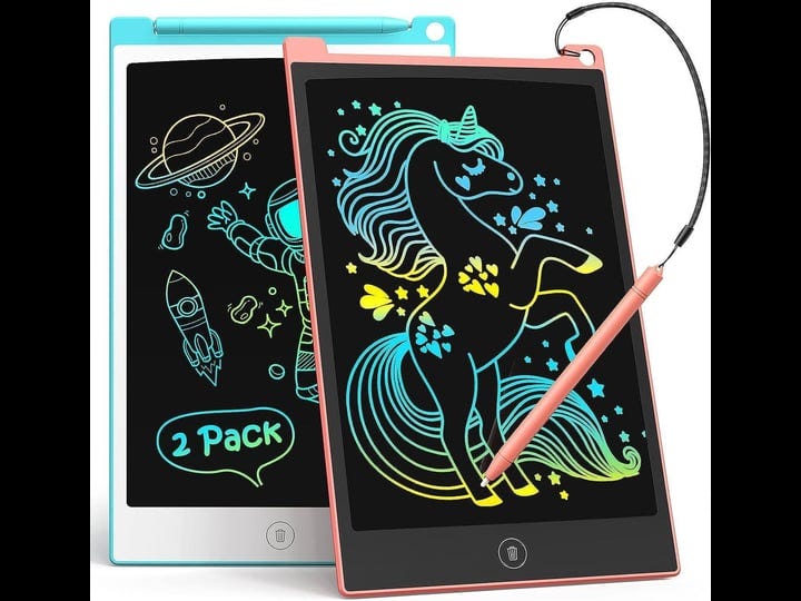 tecjoe-2-pack-lcd-writing-tablet-8-5-inch-colorful-doodle-board-drawing-tablet-for-kids-kids-travel--1