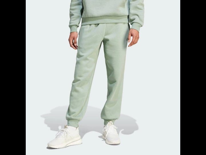 adidas-mens-days-of-summer-fleece-pants-olive-white-size-xl-1