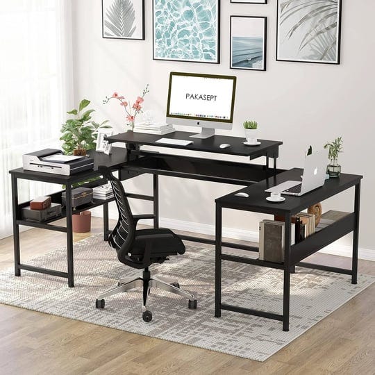 pakasept-u-shaped-desk-with-lift-top-sit-to-stand-l-shaped-computer-desk-black-1