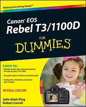 Canon EOS Rebel T3/1100D For Dummies | Cover Image