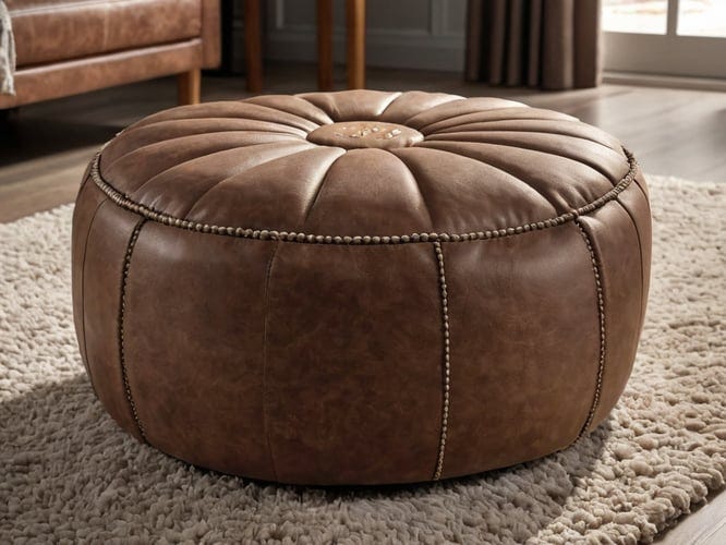 Brown-Microfiber-Ottomans-Poufs-1