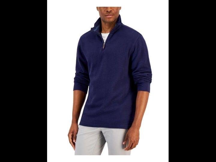 club-room-mens-1-4-zip-mock-neck-pullover-sweater-navy-blue-1