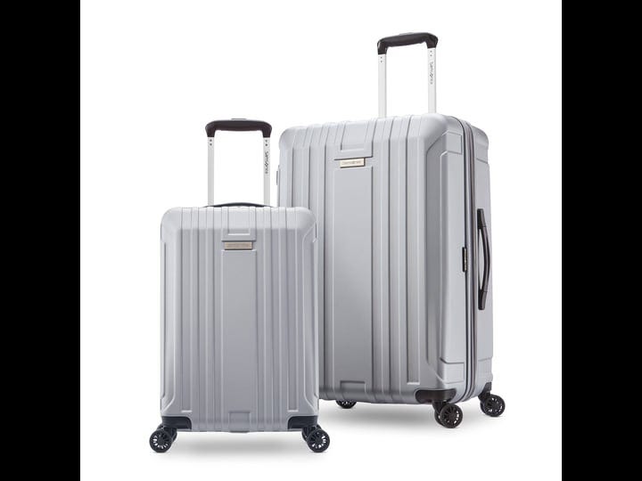 samsonite-new-castle-hardside-spinner-luggage-2-piece-set-silver-1