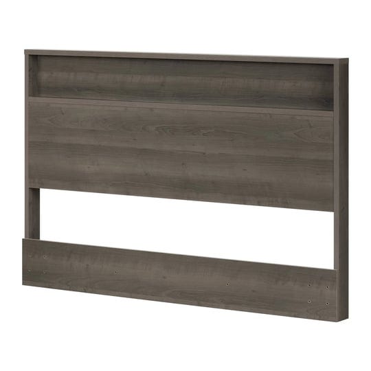 south-shore-gravity-headboard-with-shelf-full-queen-gray-maple-1