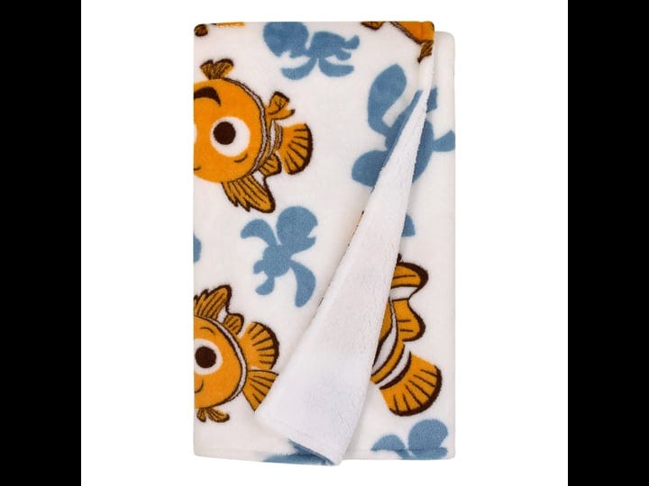 disney-finding-nemo-orange-and-teal-sherpa-baby-blanket-1