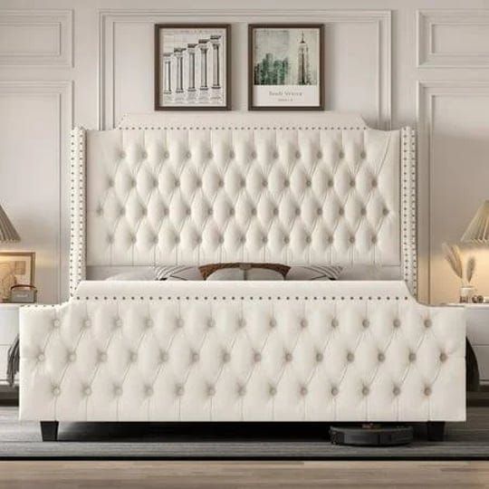 homfa-54-inch-tall-headboard-bed-frame-with-wingback-queen-size-bed-with-tall-headboard-velvet-deep--1